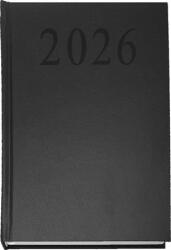 Sakota 2026 A5 napi beosztású fekete határidőnapló (EAC2620)