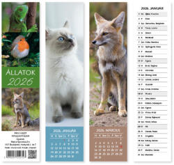  PD 2026 5x21 cm könyvjelző naptár (P4111-0227)