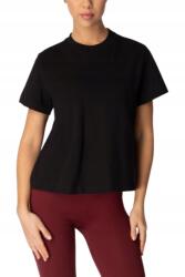  Mona Női pamut póló Boxy Base fekete szín L-es méret (MO-W-LW25-030070012-030002-L)