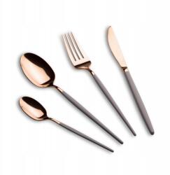 Berlinger Haus Rozsdamentes acél evőeszköz készlet 24 db-os polírozott Taupe rózsaszín arany (BH-3071)