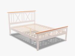 Revotica Global REVOTICA NYBORG FENYŐ ÁGYKERET ÁGYRÁCCSAL, 160x200 cm