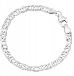 Larezo Gucci Karkötő Marina Borotva 3mm Ezüst 925 Férfi Teljes Ródiumozott 21cm (bransoletka srebrna gucci męska rodowana kuta)