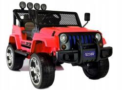 LeanToys Akkumulátoros autó S2388 Jeep Piros 4x45W (5908275995746)