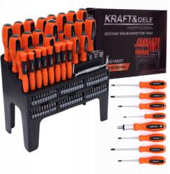 Kraft&Dele Nagy Bit Csavarhúzó Készlet 100 Részes Bit Csavarhúzó Torx KD10957 (KD10957)