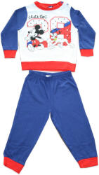  Hosszú vékony pamut baba pizsama - Mickey egér - Jersey - sötétkék - 80 (evi_MIC-2022-0119_ske_80)