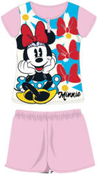Minnie egér Nyári rövid ujjú gyerek pamut pizsama - Disney Minnie egér - világosrózsaszín - 110 (evi_MIN-2022-0006-05_vro_110)