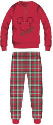  Disney Mickey egér téli vastag karácsonyi férfi pizsama - pamut flanel pizsama - L (evi_MIC0703_L)