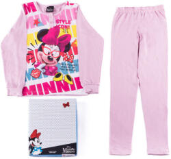  Hosszú vékony gyerek pizsama - Minnie egér - 122 - világosrózsaszín (evi_MIN101_vro_122)