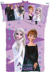 Disney Jégvarázs Jégvarázs Elsa és Anna gyerek ágyneműhuzat garnitúra 100% pamut - 100*135cm + 40x60cm (evi_EX-FR-0108)