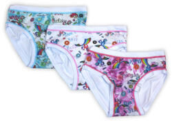 Exity Pamut lányka bugyi - Pamutdzsörzé - 3 darabos - Unikornis - rózsaszín-fehér-világoskék - 110 (evi_425_mix_110_-5-)