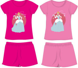  Disney Hercegnők pamut nyári együttes - póló-rövidnadrág szett - rózsaszín - 116 (evi_PRI1392_roz_116)