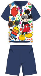 Mickey egér Nyári rövid ujjú gyerek pamut pizsama - Disney Mickey egér - sötétkék - 116 (evi_MIC-2022-0021-20_ske_116)
