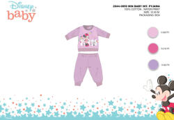  Téli pamut interlock baba pizsama - Disney Minnie egér - világoslila - 80 (evi_MIN-2044-0959_vli_80)