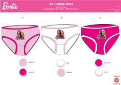 Exity Barbie kislány bugyi - 3 darabos pamut bugyi - 98-104 (evi_BAR0901_98-104)