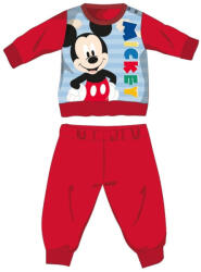 Mickey egér Disney Mickey egér téli vastag baba pizsama - pamut flanel pizsama - piros - 80 (evi_MIC-BFLAPYJ-0057_pir_80)