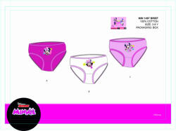 Minnie egér Disney Minnie egér kislány bugyi - 3 darabos pamut bugyi - 110-116 (evi_MIN1497_110-116)