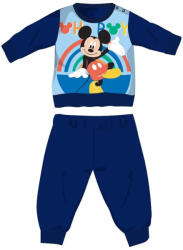 Mickey egér Disney Mickey egér baba polár pizsama - téli vastag pizsama - sötétkék - 98 (evi_MIC-BPOLPYJ-0156_ske_98)