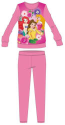  Disney Hercegnők téli vastag gyerek pizsama - pamut flanel pizsama - sötétrózsaszín - 116 (evi_PRI-FLAPYJ-0069_sro_116)