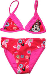 Minnie egér Disney Minnie egér kétrészes fürdőruha kislányoknak - virág mintával - pink - 116 (evi_MIN-2022-0223_pin_116)