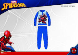  Téli pamut interlock gyerek pizsama - Pókember - középkék - 122 (evi_SP-2044-0887_kke_122)