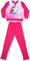  Téli flanel gyerek pizsama - Jégvarázs - pink - 128 (evi_FRO1009_pink_128)