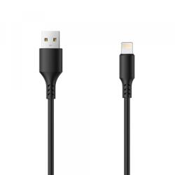Apple Cablu Date si Incarcare USB-A - Lightning Setty, 18W, 1m, Negru