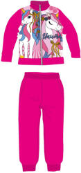  Unikornis kislány szabadidőruha - pink - 128 (evi_UNI-POLYJOG-0624_pin_128)