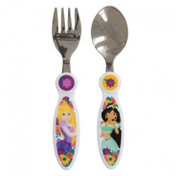 DISNEY 2 DB ELLIPTIKUS FÉM EVŐESZKÖZ SZETT DISNEY PRINCESS BÁTOR ÉS MESZ (evi_51218)