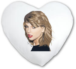  Bájos Taylor Swift - Szív alakú Párna (288180)