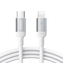 Apple Cablu Date si Incarcare USB-C - Lightning Joyroom S-A10, 20W, 1.2m, Alb