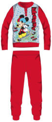 Mickey egér Disney Mickey egér téli vastag gyerek pizsama - pamut flanel pizsama - piros - 104 (evi_MIC-FLAPYJ-0074_pir_104)