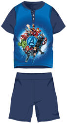  Nyári rövid ujjú gyerek pamut pizsama - Bosszúállók - Avengers motívummal - sötétkék - 104 (evi_AVE-2022-0509_ske_104)