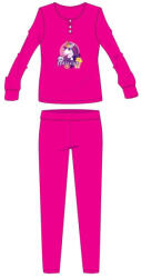 Unikornis téli pamut gyerek pizsama - interlock pizsama - pink - 98 (evi_UNI-INTPYJ-0154_pin_98)
