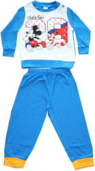 Exity Hosszú vékony pamut baba pizsama - Mickey egér - Jersey - középkék - 98 (evi_MIC-2022-0119_kke_98)