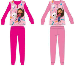 Gabi babaháza pamut jersey gyerek pizsama - pink - 98 (evi_GAB1417_pin_98)