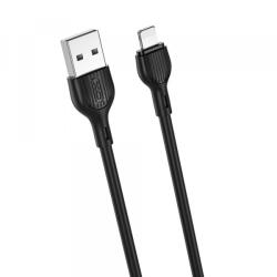 Apple Cablu Date si Incarcare USB-A - Lightning XO Design NB200, 10W, 1m, Negru