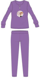  Disney Jégvarázs pamut flanel pizsama - téli vastag gyerek pizsama - lila - 122 (evi_FRO-FLAPYJ-0139_lil_122)