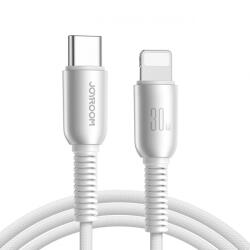 Apple Cablu Date si Incarcare USB-C - Lightning Joyroom S-A51, 30W, 1.2m, Gri