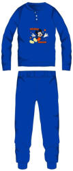  Disney Mickey egér pamut flanel pizsama - téli vastag gyerek pizsama - középkék - 116 (evi_MIC-FLAPYJ-0140_kke_116)