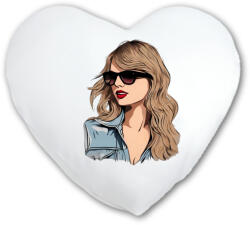 Taylor Swift Portré - Szív alakú Párna (822214)