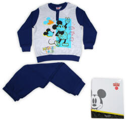 Mickey egér Téli pamut gyerek pizsama - Mickey egér - sötétkék - 98 (evi_MICK_1944-2007_ske_98)