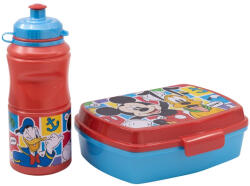  Disney Mickey egér műanyag szendvicsdoboz + kulacs szett (evi_74373-B)