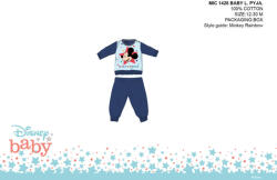 Mickey egér Disney Mickey egér baba pizsama - jersey pamut pizsama - sötétkék - 80 (evi_MIC1428_ske_80)