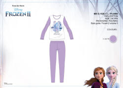 Jégvarázs Disney Jégvarázs gyerek jersey pizsama - pamut pizsama - lila - 98 (evi_FRO-MIX-1520_98)