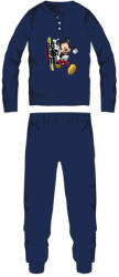  Disney Mickey egér téli pamut gyerek pizsama - interlock pizsama - sötétkék - 104 (evi_MIC-INTPYJ-0150_ske_104)