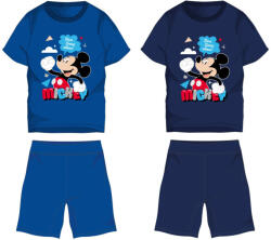  Disney Mickey egér pamut nyári együttes - póló-rövidnadrág szett - középkék - 98 (evi_MIC1388_kke_98)