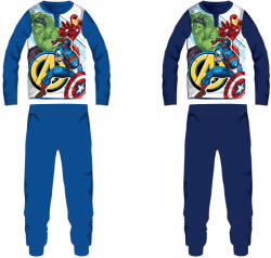  Bosszúállók jersey pamut pizsama - középkék - 110 (evi_AVE1694_kke_110)