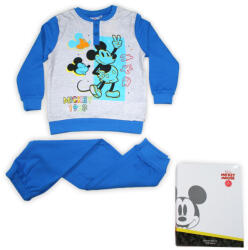 Mickey egér Téli pamut gyerek pizsama - Mickey egér - középkék - 122 (evi_MICK_1944-2007_kke_122)