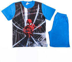  Rövid ujjú pamut gyerek pizsama - Pókember - középkék - 134 (evi_SP413_kke_134)