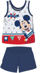 Mickey egér Nyári ujjatlan pamut baba pizsama - Disney Mickey egér - sötétkék - 80 (evi_MIC-2022-0150_ske_80)